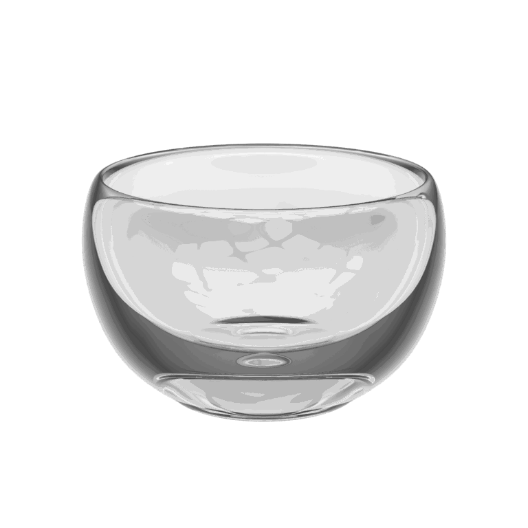 duplafalú üvegtál